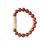 Les Fines Lames Punch Bracelet BRASS RED JASPER Small